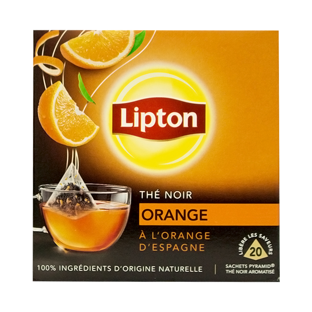 Lipton black tea orange 20 bags
