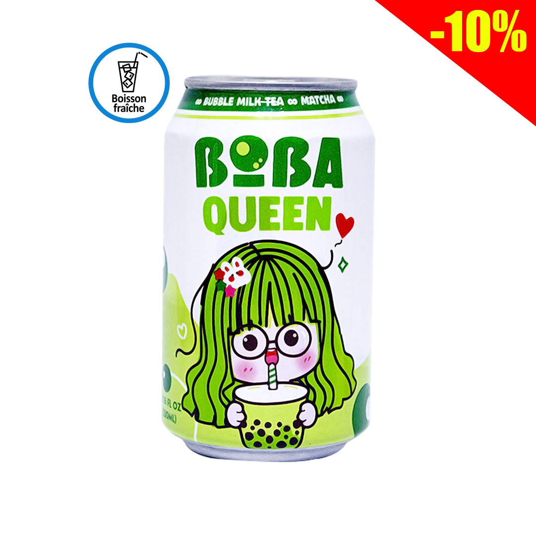 Boba Queen Matcha Flavor Juice 330ml
