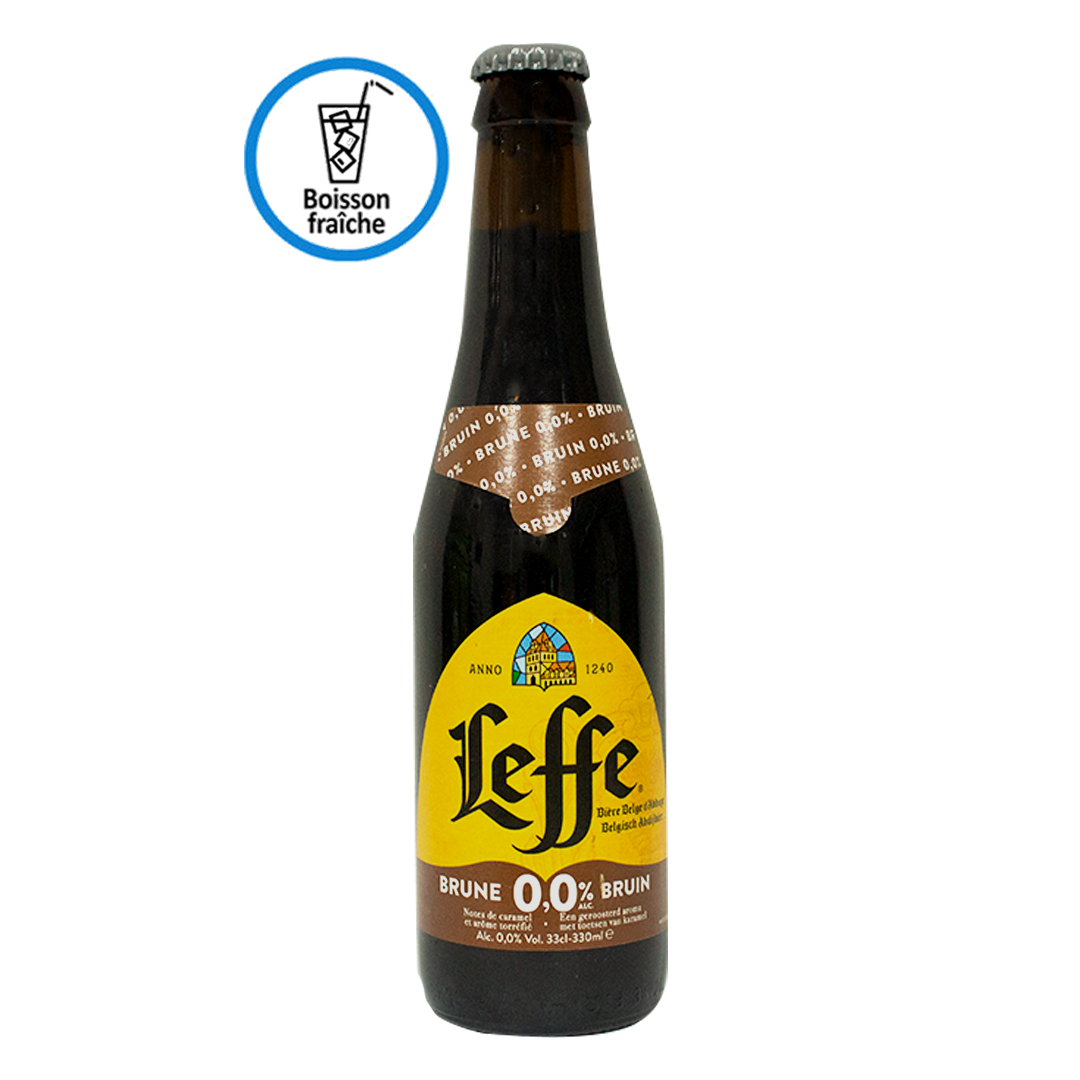 Leffe brown beer non-alcoholic 330ml