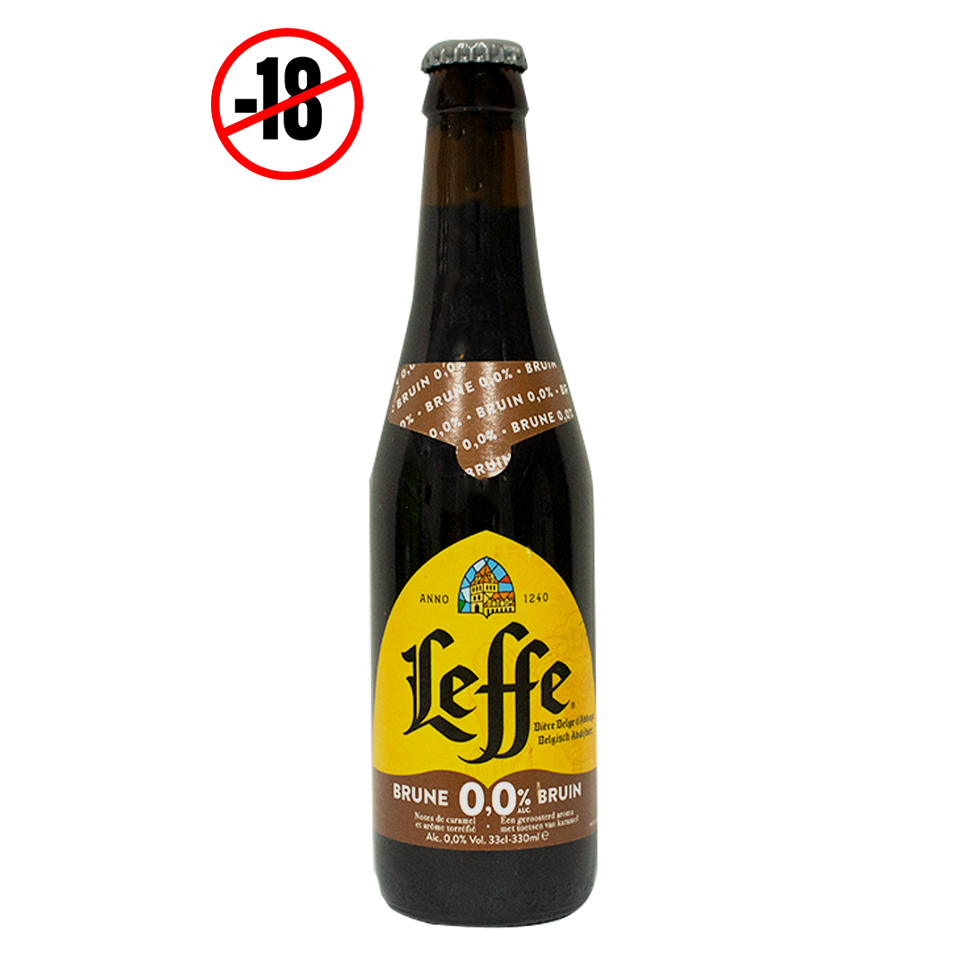Leffe brown beer non-alcoholic 330ml