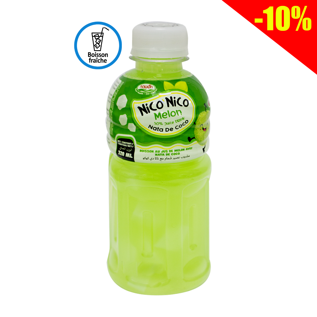 Nawon nico nico melon nata de coco juice 320ml