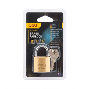 Deli Brass Padlock 30mm