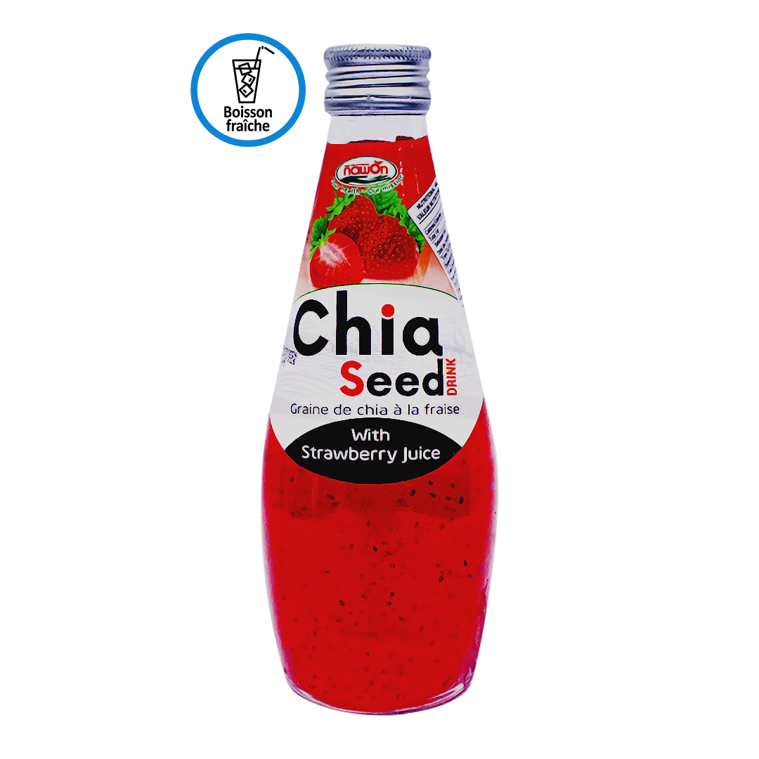 Nawon Chia Seed Strawberry Juice 290ml