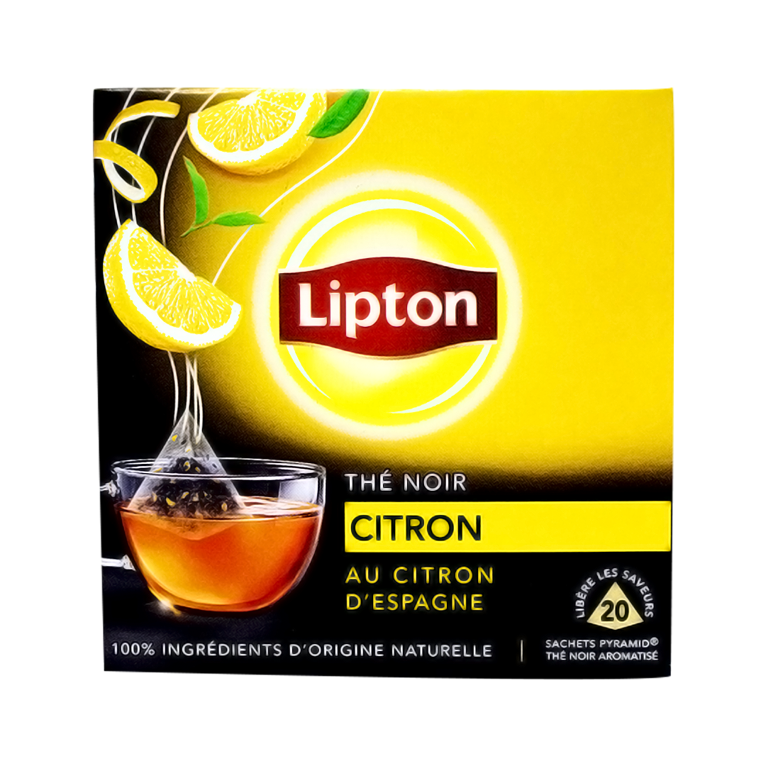 THE LIPTON NOIR CITRON D'ESPAGNE 20PC 34GM