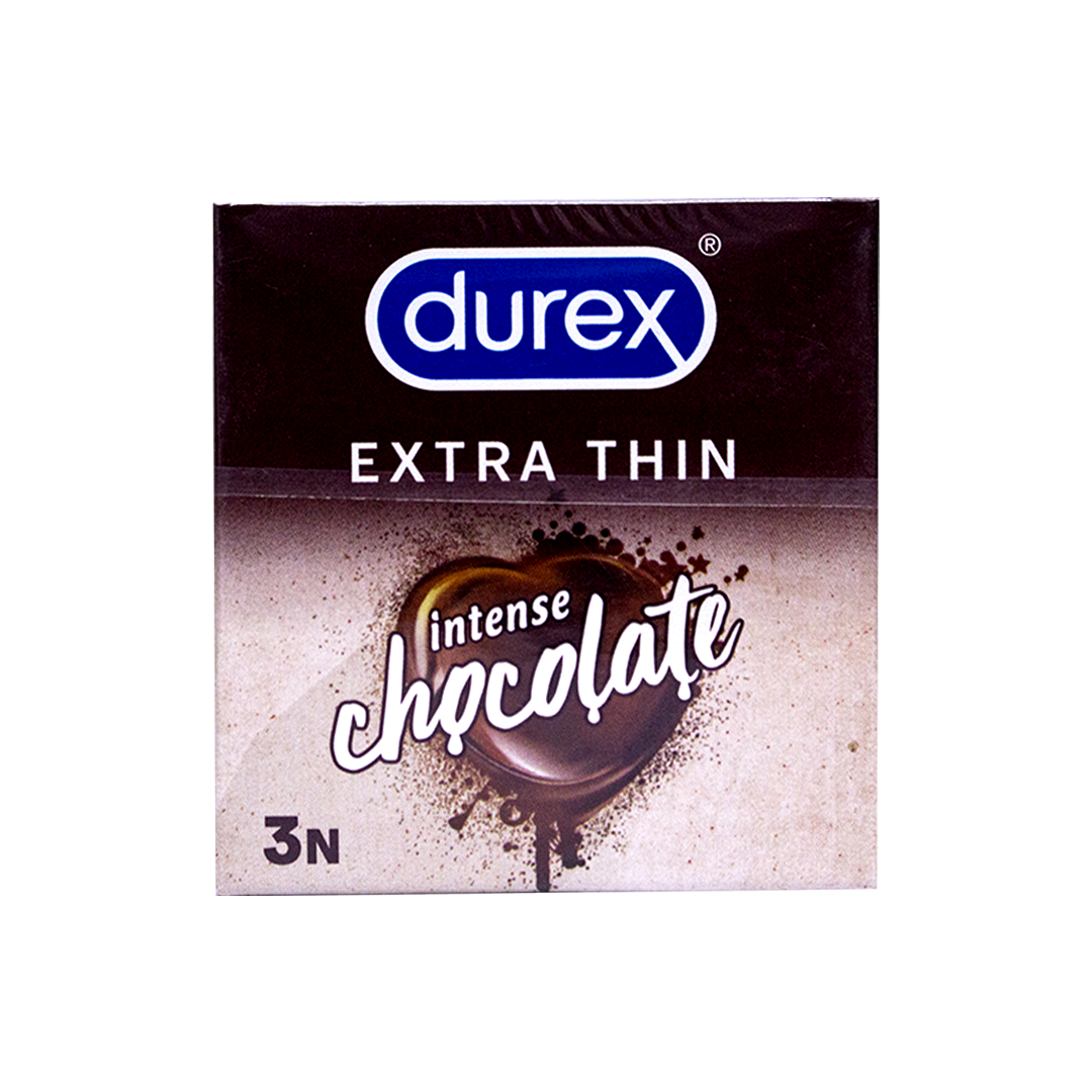 Durex Condoms Extra Thin Chocolate 3pcs