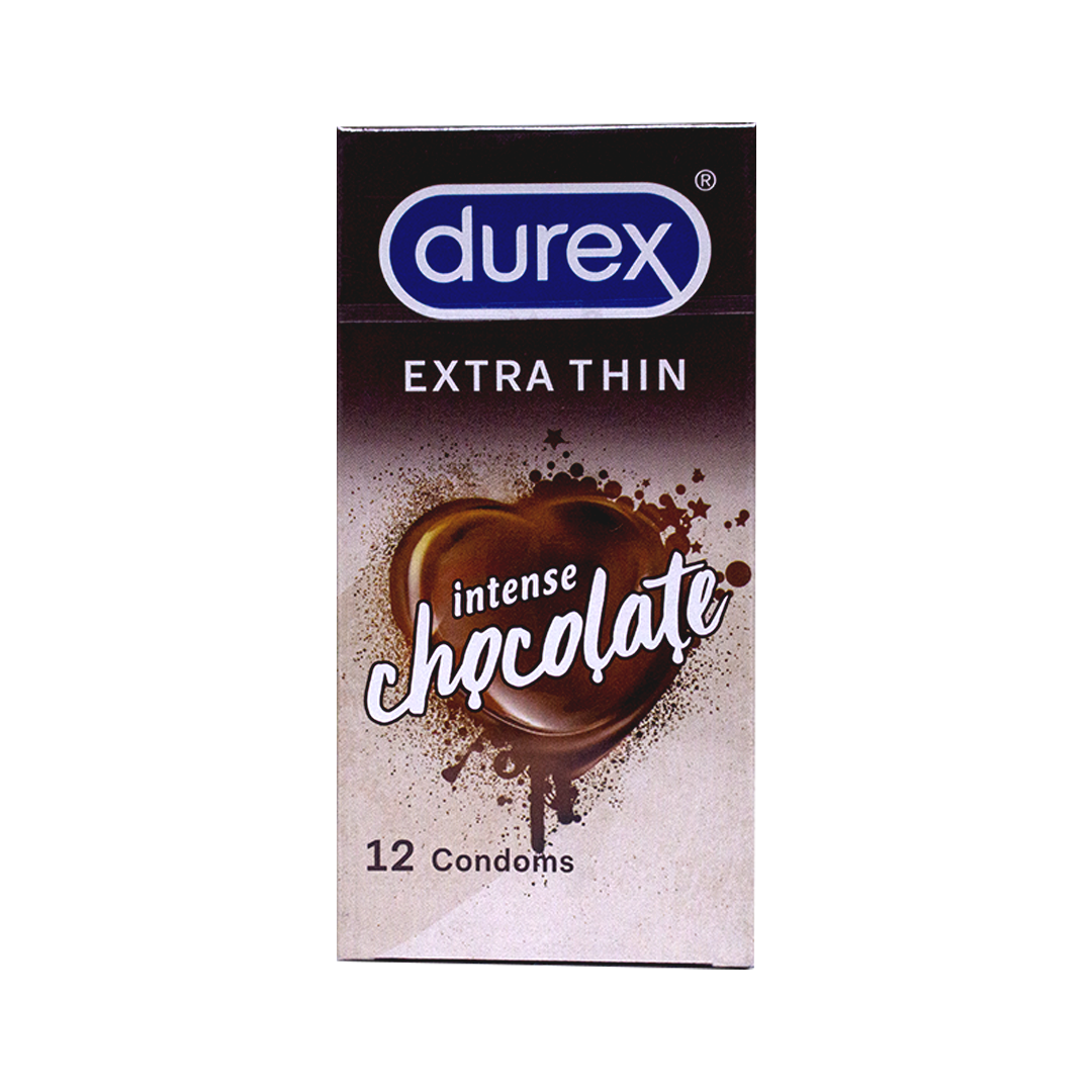 Durex Condoms Extra Thin Intense Chocolate 12pcs