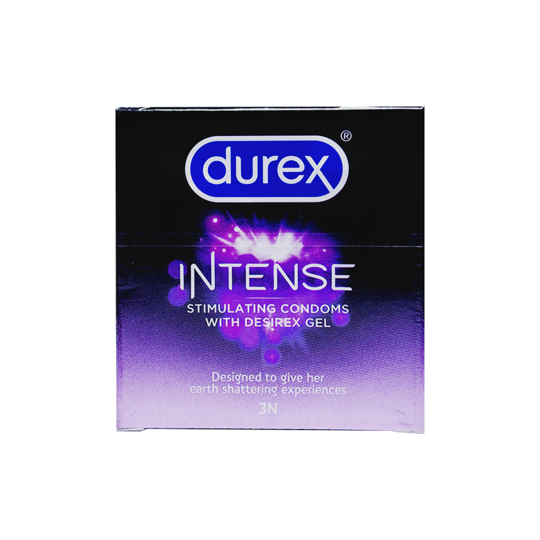 Durex Condoms Intense Stimulating with Desirex Gel 3pcs