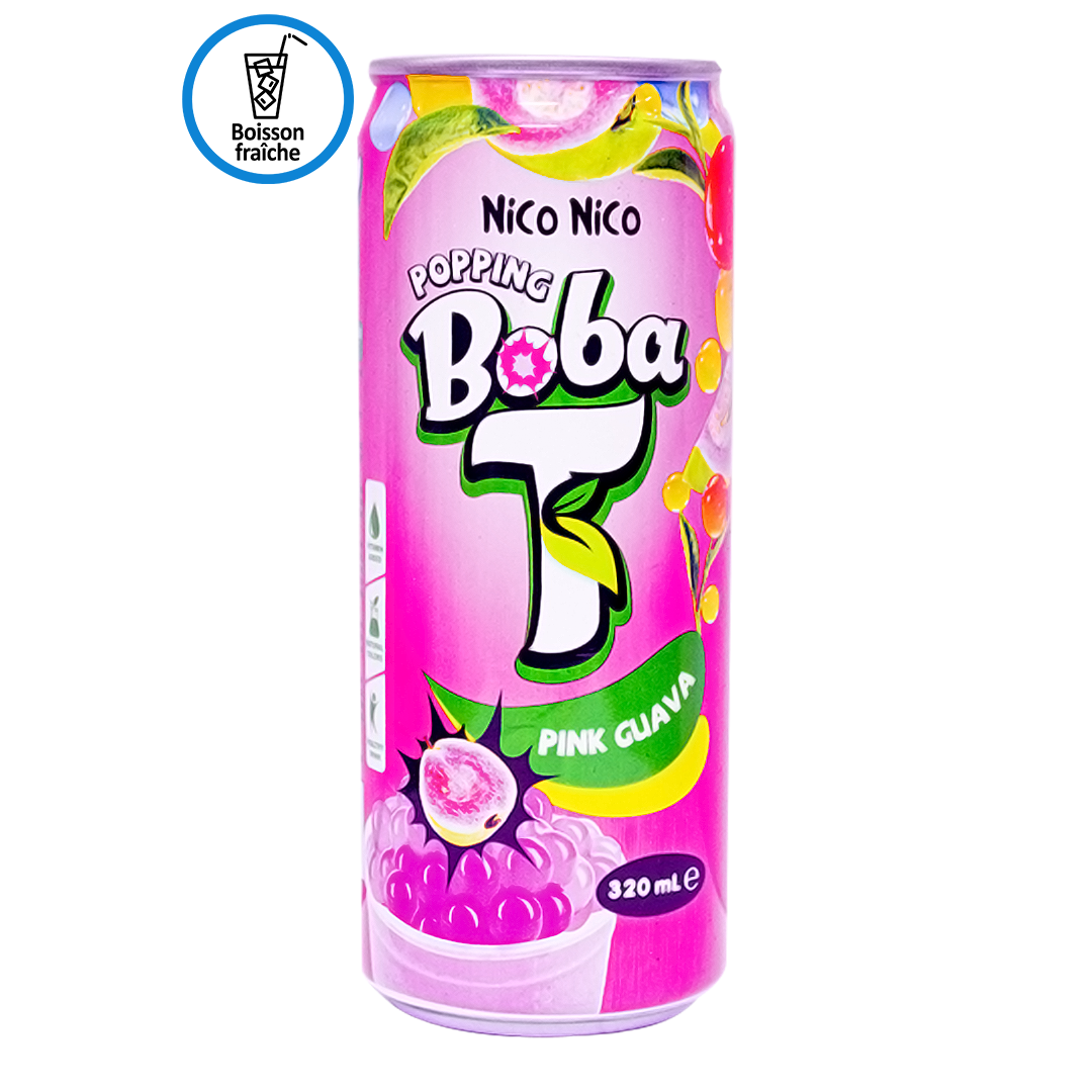 Nico Nico Boba Poppink Guava 320ml