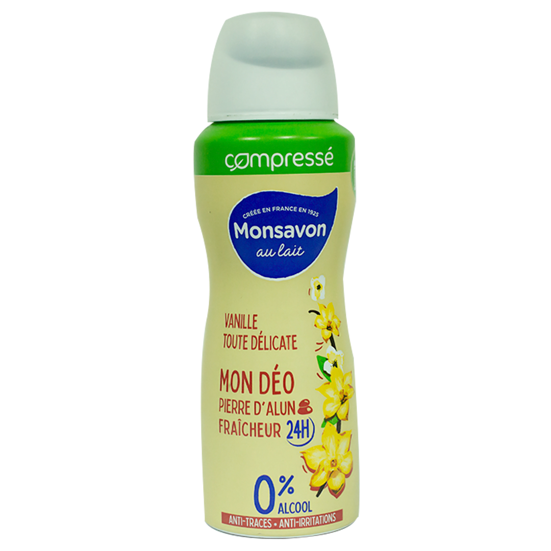 Monsavon delicate vanilla fresh deodorant 100ml