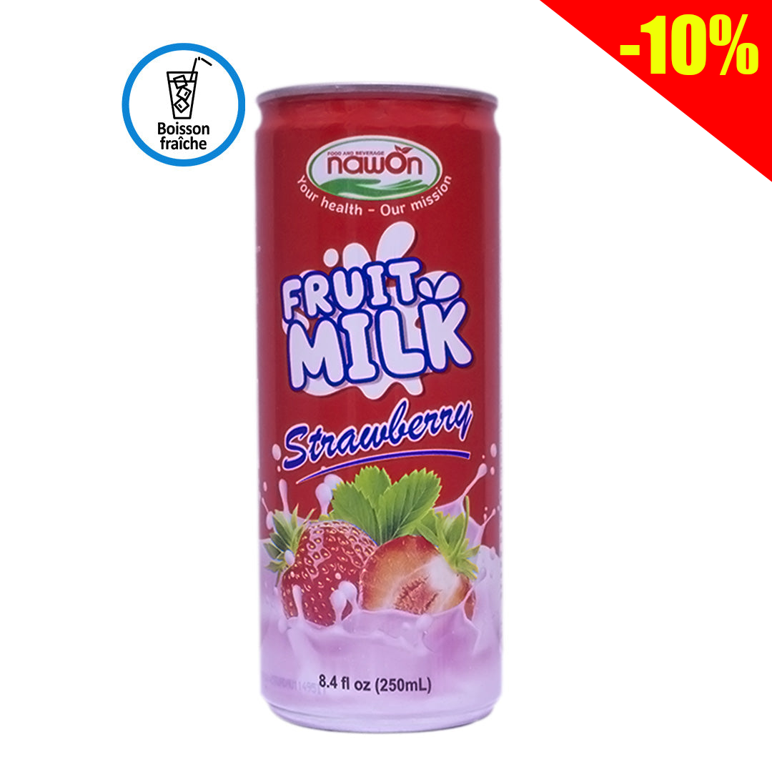 Nawon Strawberry Fruit Milk 250ml