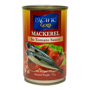 Pacific Gold pilchards au maquereau 155g