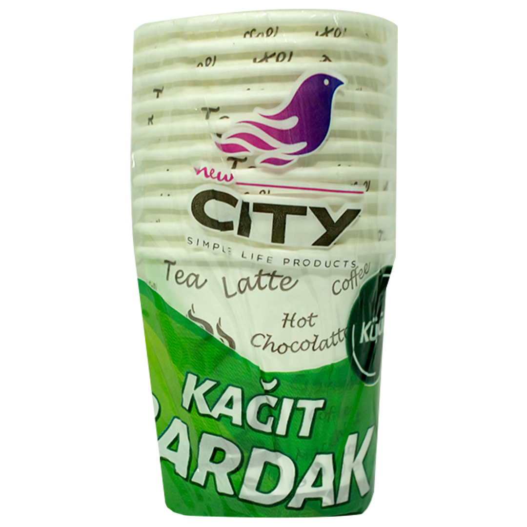 New City small paper coffee cups 10 pieces