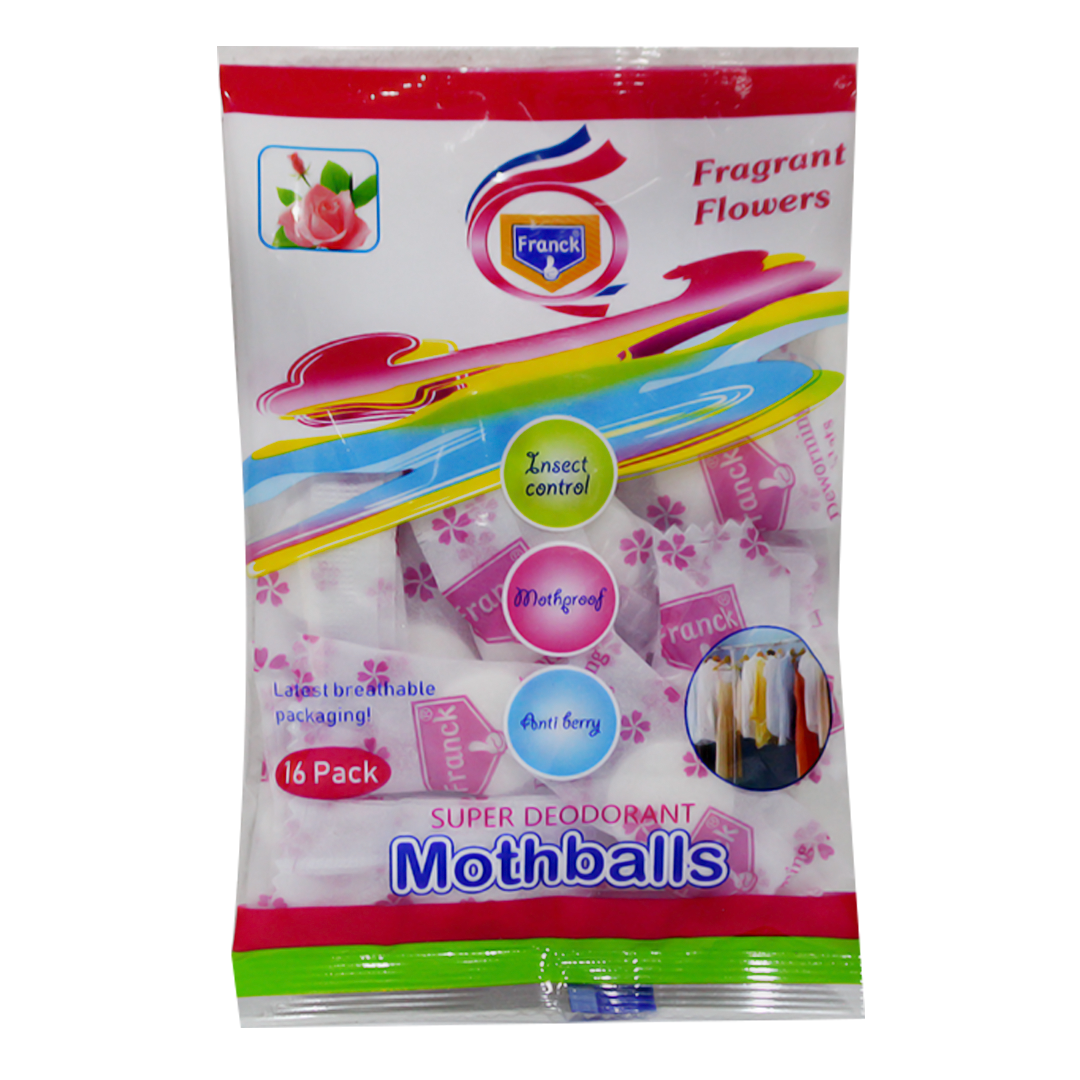 Franck naphthalene flowers 16 pieces