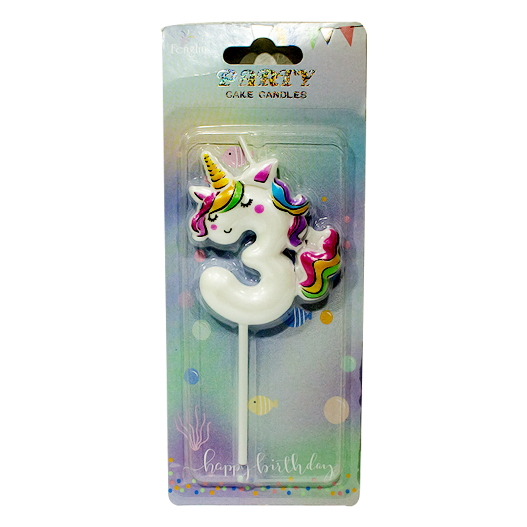 Fenglin birthday candle number 3 1 piece