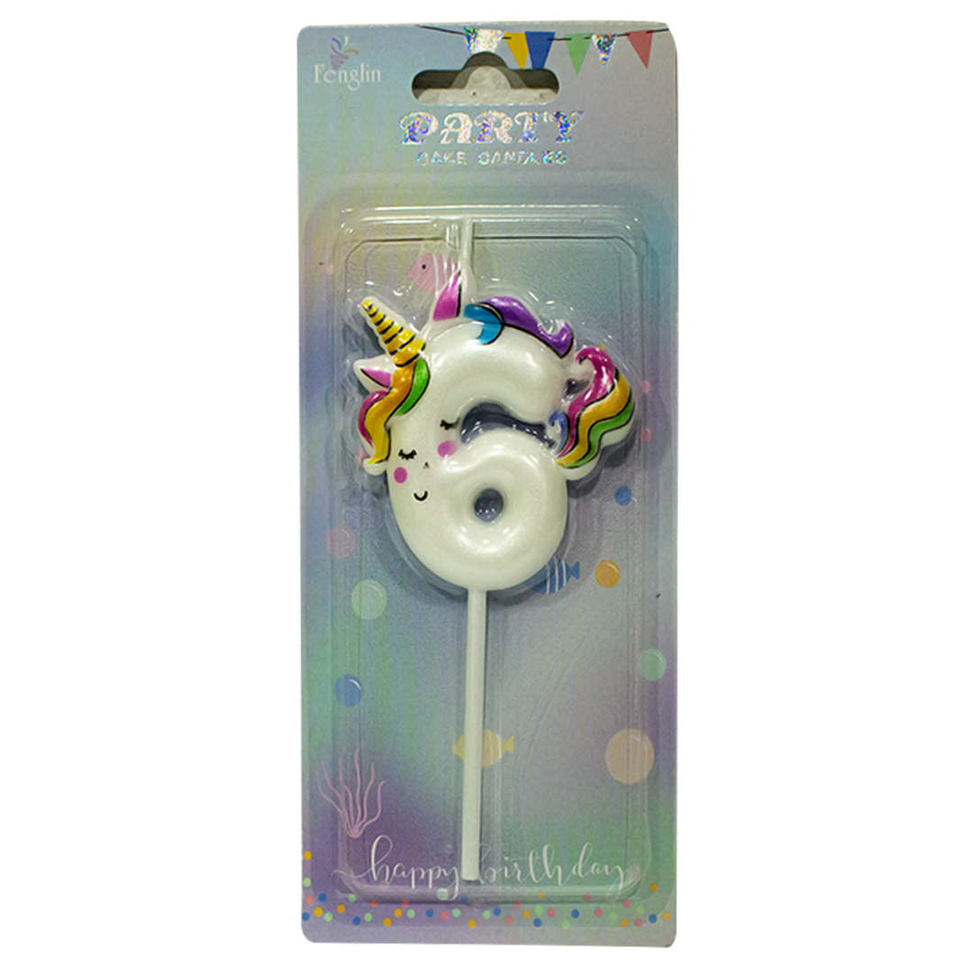Fenglin birthday candle number 6 1 piece