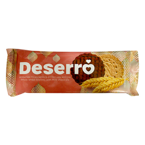 Deserro whole wheat milk chocolate biscuits 100g