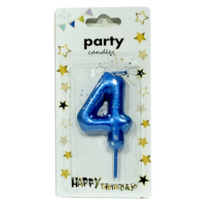 Number four birthday candle 1pc