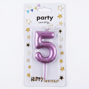 Number five birthday candle 1pc