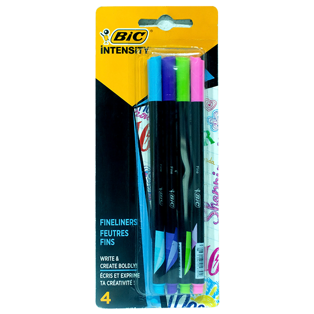 Bic Intensity Fine Fun Pens x4