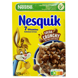 Nestle Nesquik cereal vitamins calcium iron 375g