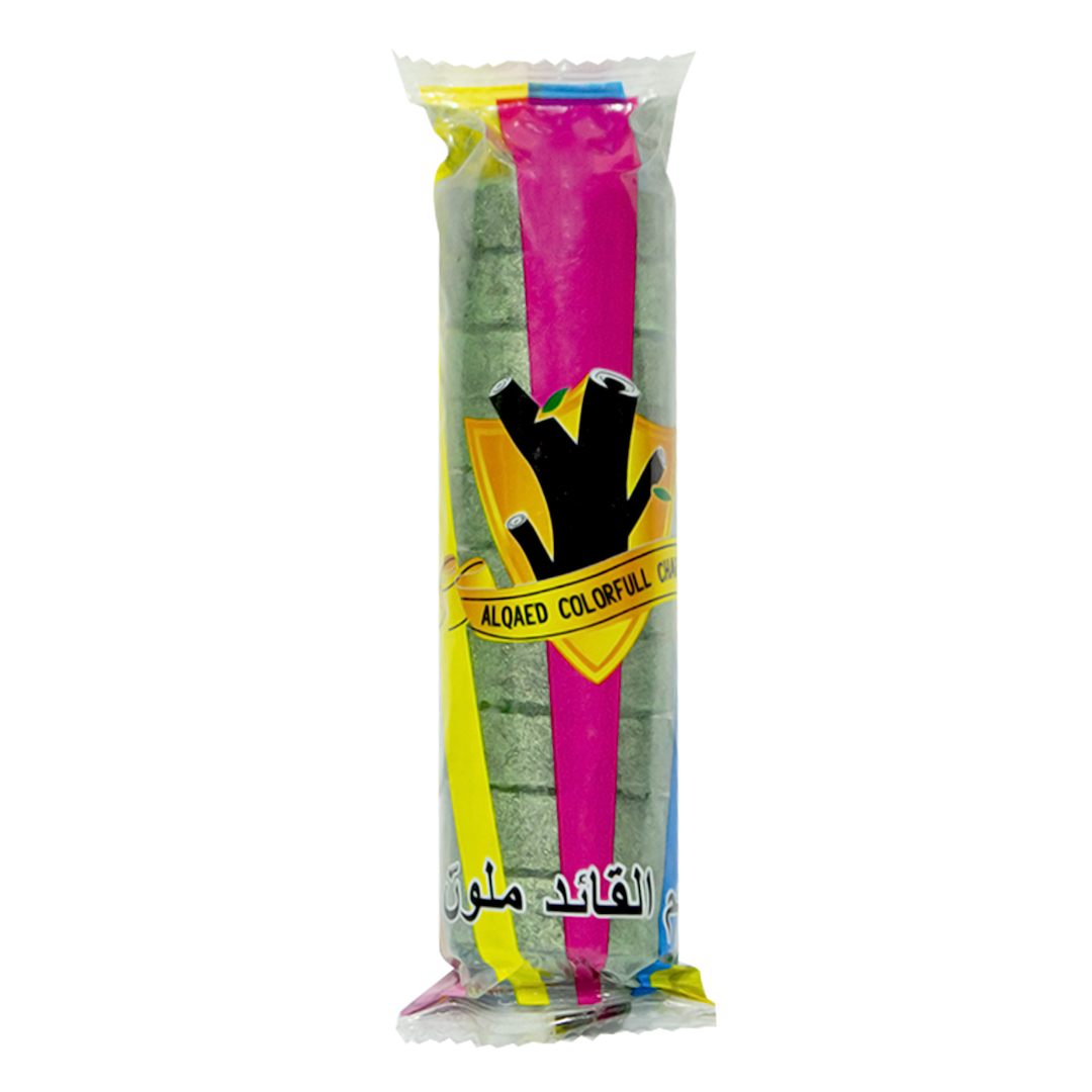 Al Qaed charcoal for shisha colored 10 pieces