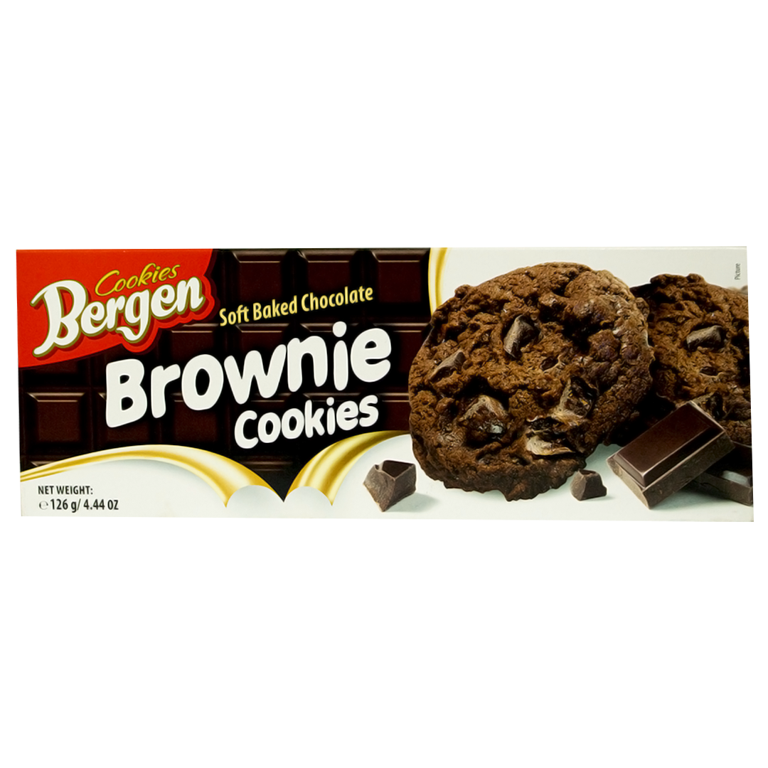 Bergen chocolate brownie cookies 126g