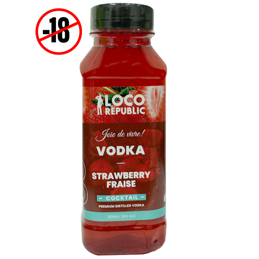 Loco Vodka Strawberry Cocktail 20% 300ml