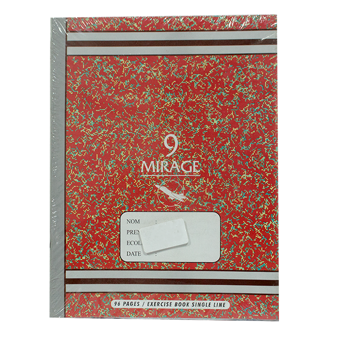 Mirage notebook 48 sheets long format