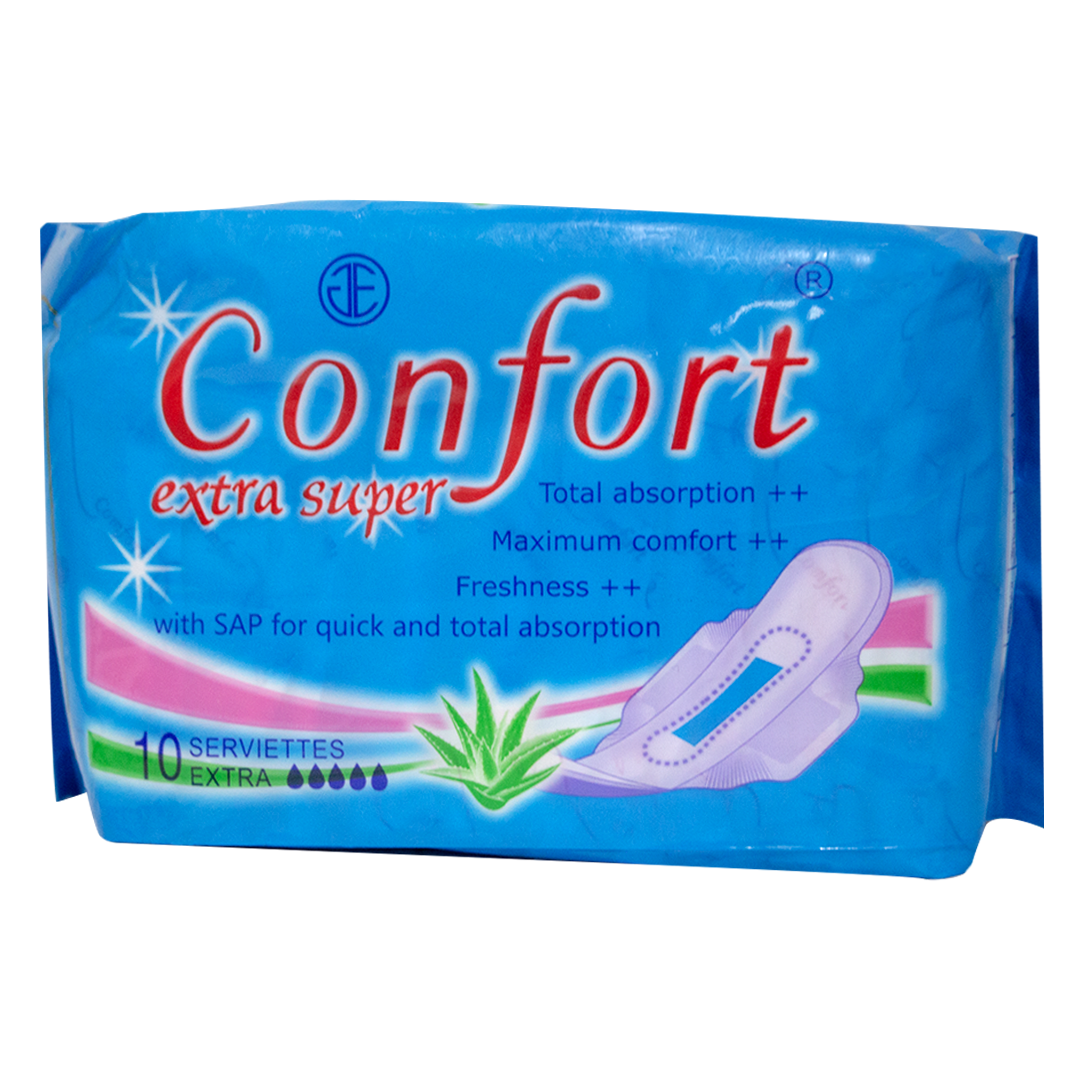 Comfort sanitary pads super extra 10pcs