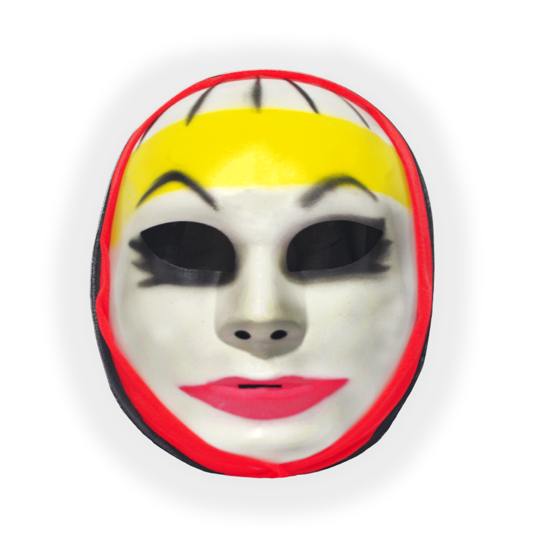 Halloween Women's Makeup Face Mask 1 Piece