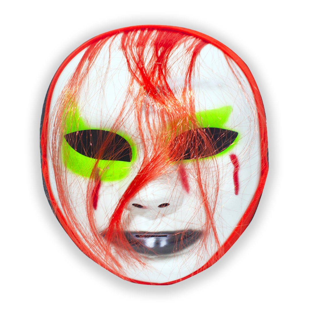 Scarlet Horror Halloween Face Mask 1 Piece