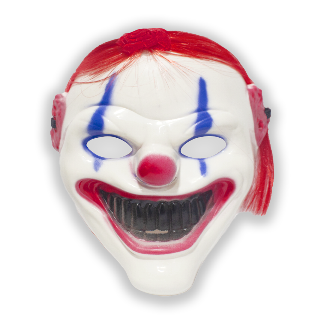 Halloween Clown Face Mask 1 Piece