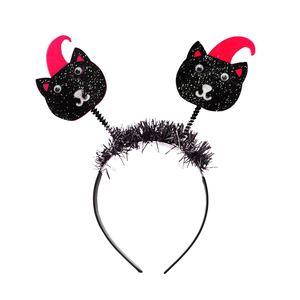 Black Cat Halloween Headband 1 Piece