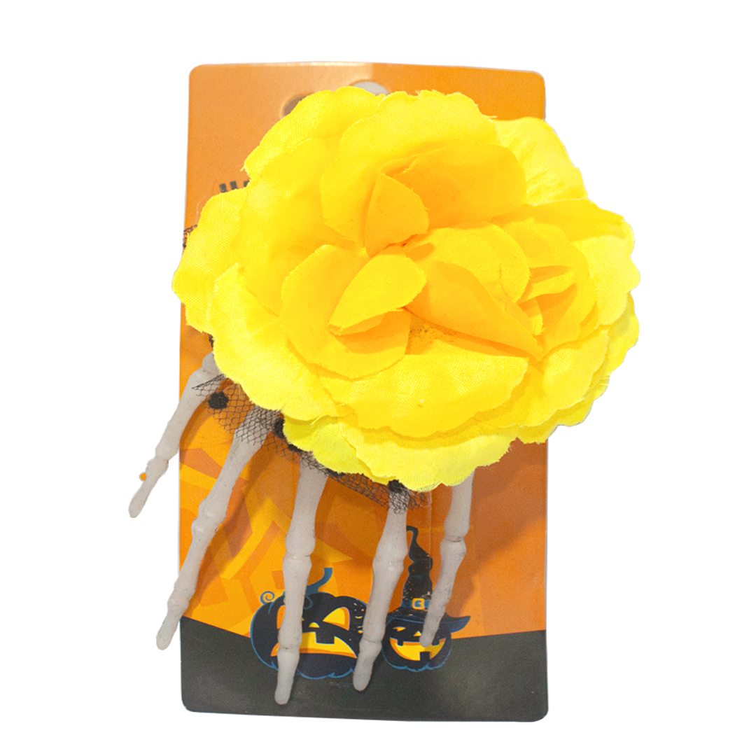 Red Rose Halloween Hair Clip 1 Piece
