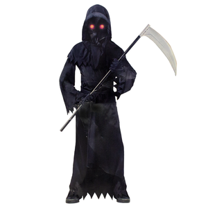 Black Grim Reaper Costume for Halloween Size XL