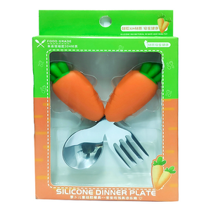 Generic Food Grade Silicone Spoons Vegetable Design Model HHCJ-21414/2413/2415