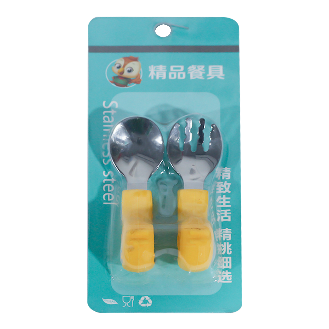 Generic Kids Stainless Steel Spoons Model HHCJ-21422 2 Pieces