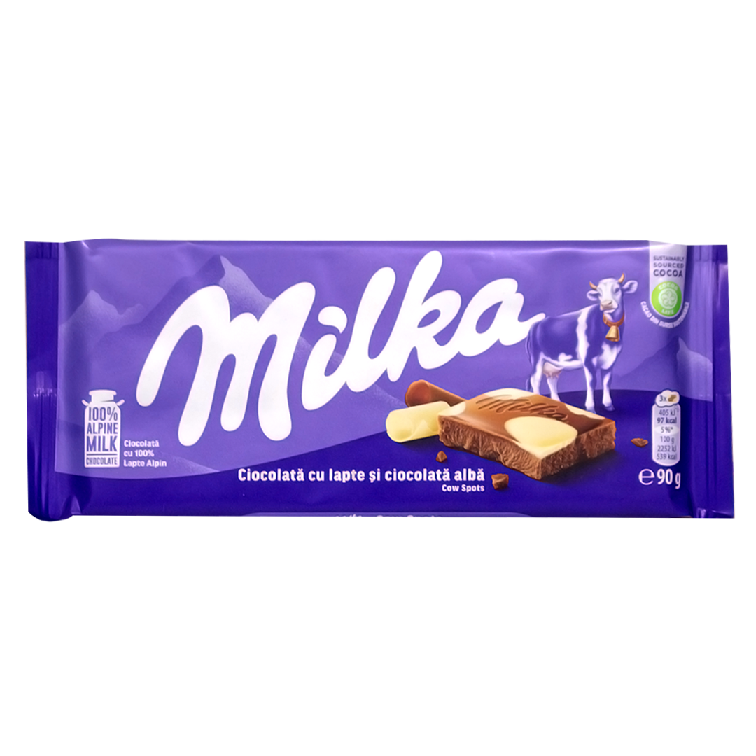 Milka cow spots chocolate 90g