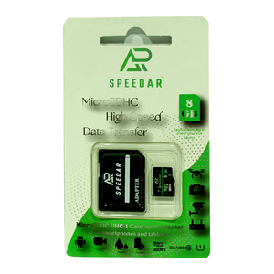 Speedar memory card with adapter 8GB