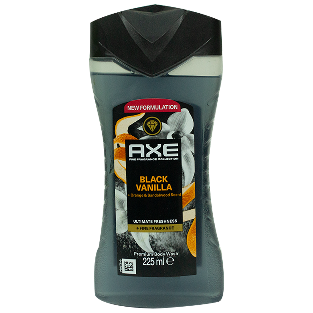 Axe shower gel black vanilla orange and sandalwood 225ml