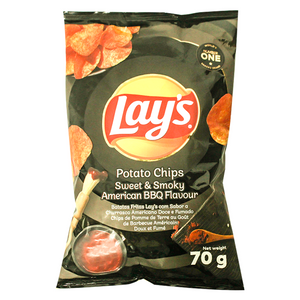 Lays Sweet and Smoked Potato Chips 70g