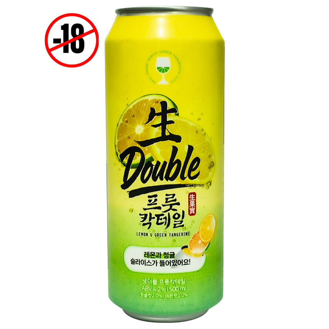 Double Lemon Green Mandarin Cocktail 500ml