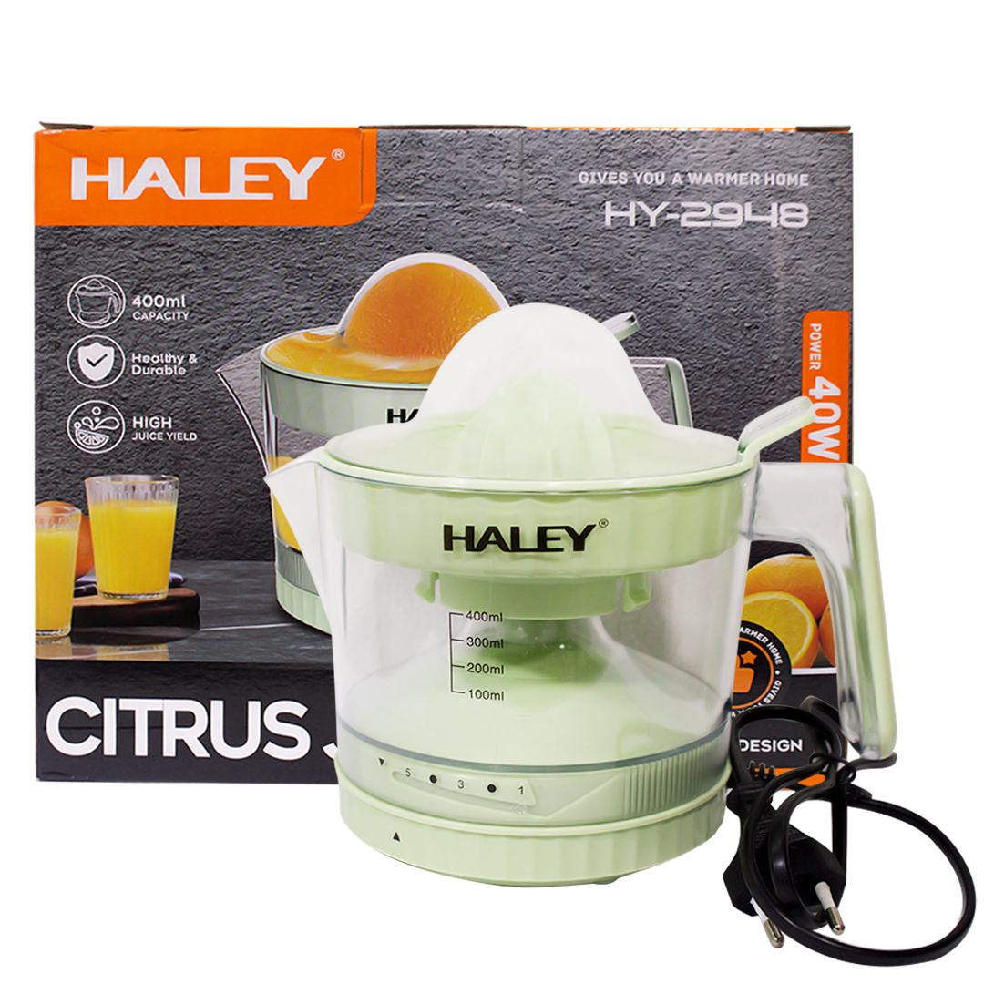 Haley Citrus Juicer 400ml 40W Model HY-2948