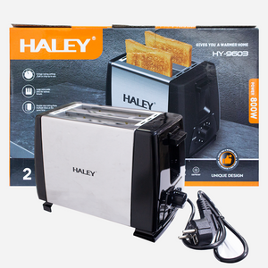 Haley 2 Slot Toaster 800W Model HY-9603