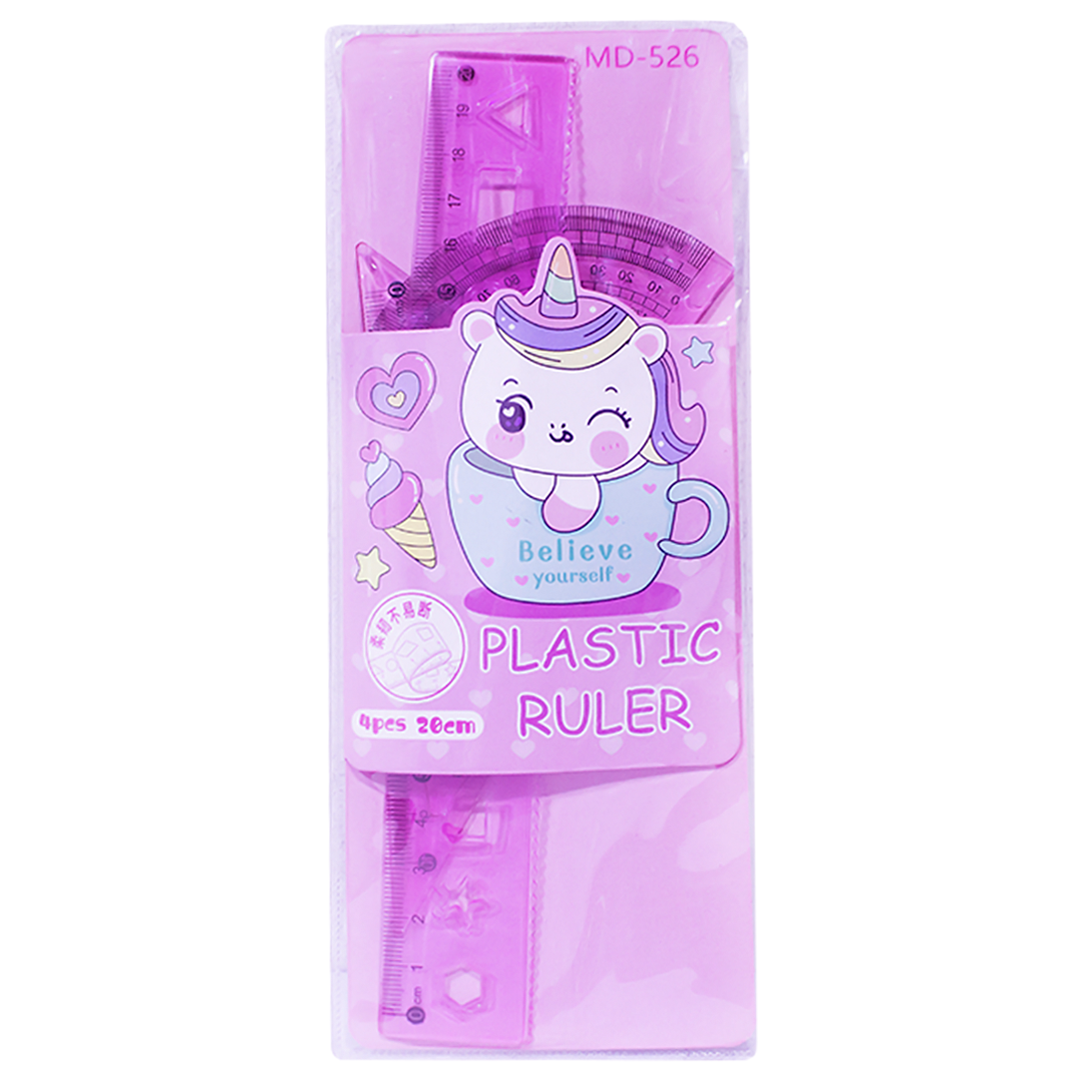 Weibo Ruler Set 20cm x4