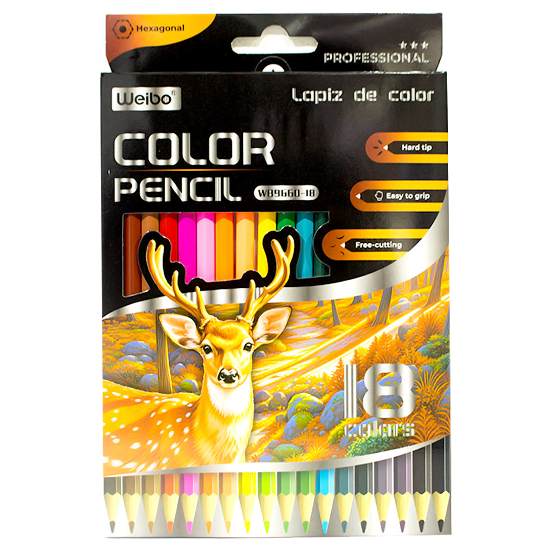 Weibo Color Pencils x18