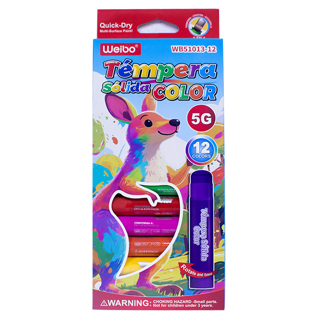 Weibo Tempera Paint 12 Colors 5g