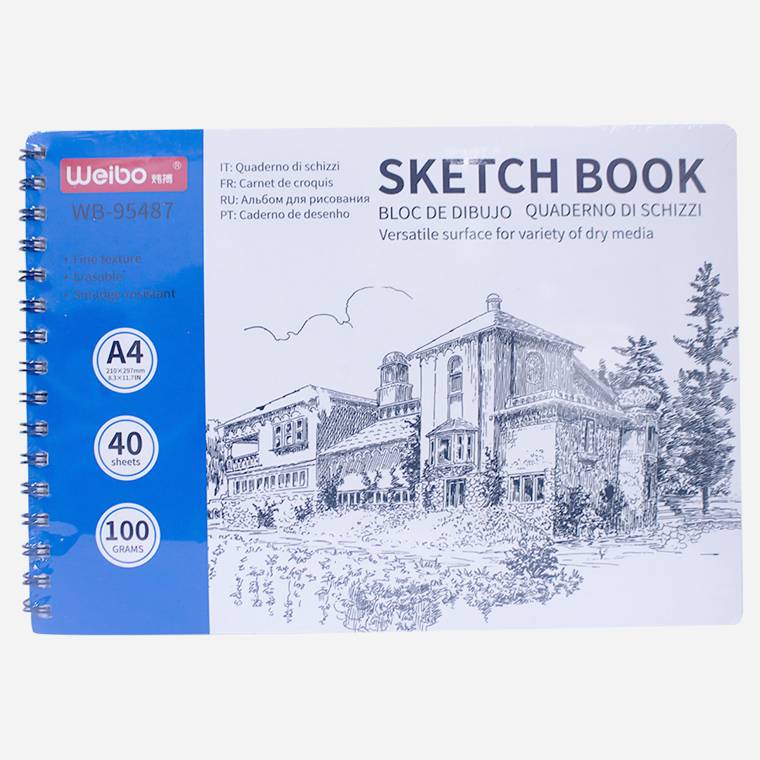 Weibo A4 Drawing Notebook 40 Sheets Model WB-95487