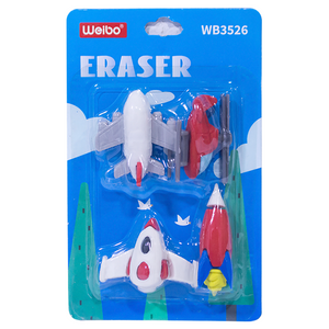 Weibo Erasers Assorted x4
