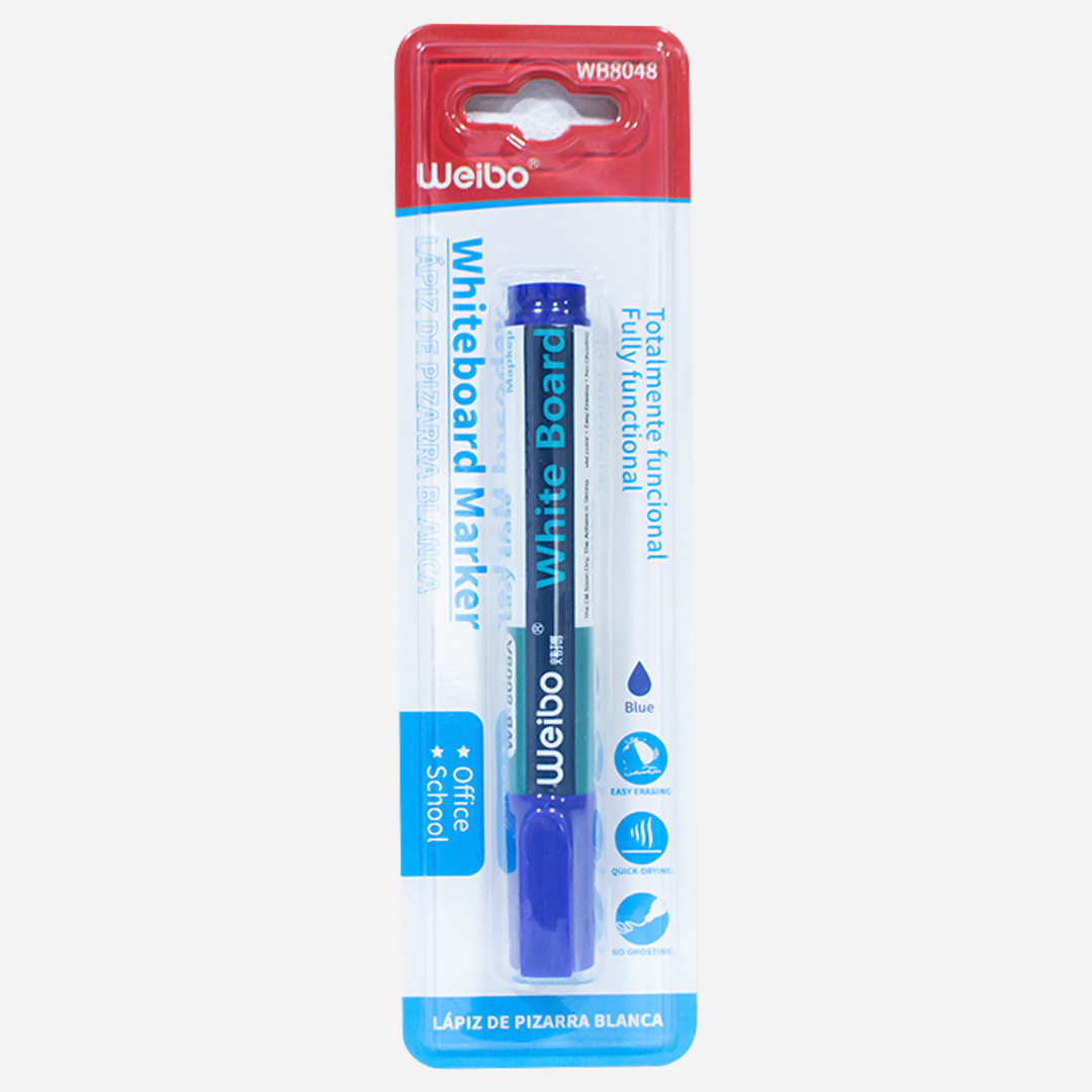 Weibo Blue Whiteboard Marker 1 Piece Model WB8048